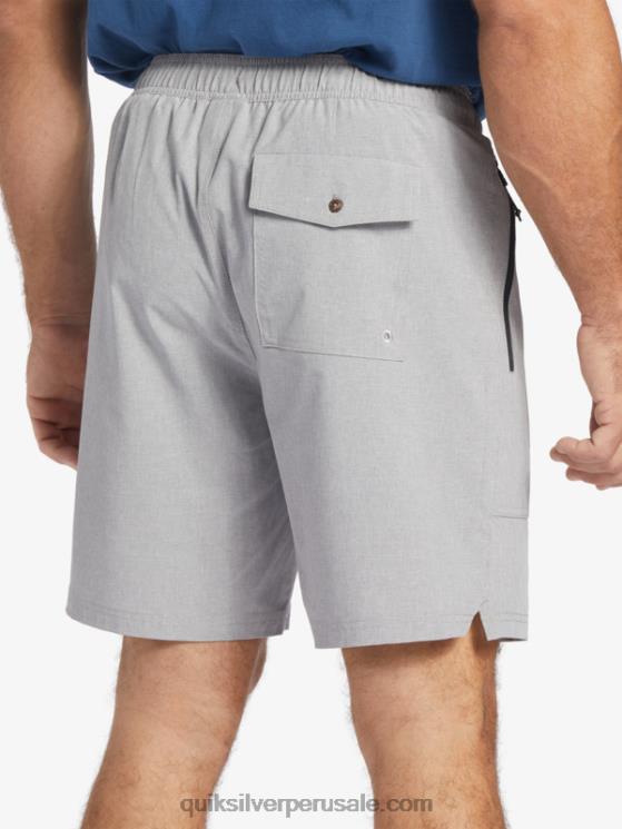 Quiksilver N8LNT1326 hombres piel de tiburon shorts de playa waterman scout con cremallera anfibio 20