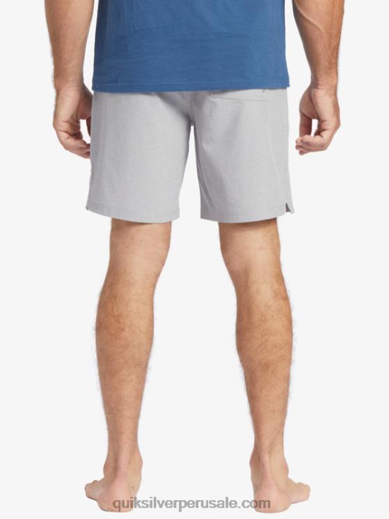 Quiksilver N8LNT1326 hombres piel de tiburon shorts de playa waterman scout con cremallera anfibio 20