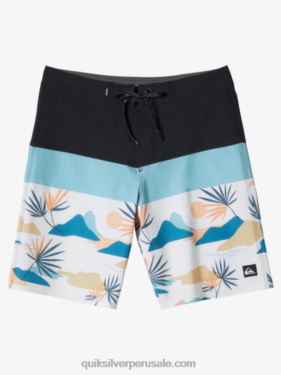 Quiksilver N8LNT133 hombres puerta de Hierro shorts de playa surfsilk panel 20