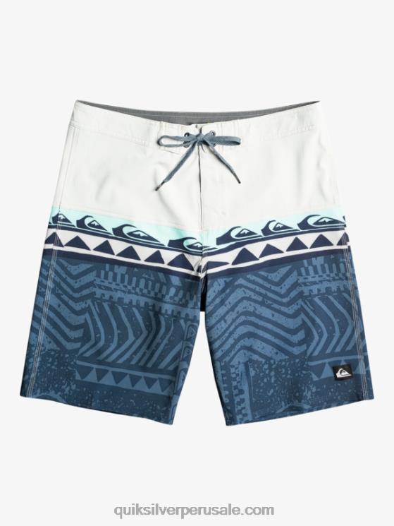 Quiksilver N8LNT135 hombres gris violeta shorts de playa surfsilk panel 20
