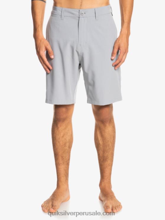 Quiksilver N8LNT137 hombres aguanieve pantalones cortos híbridos Ocean Union Amphibian 20