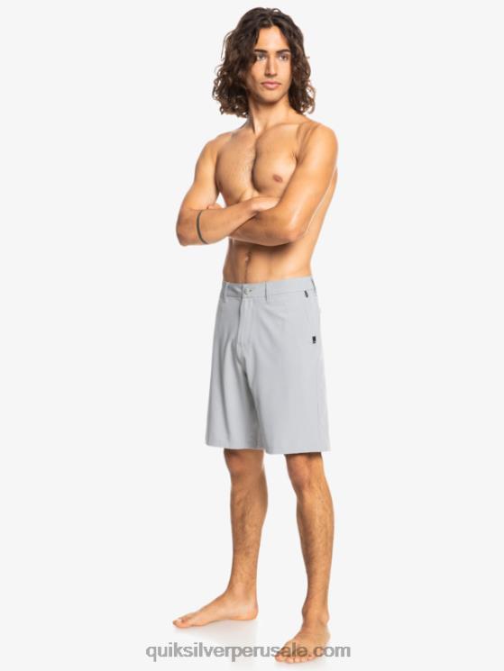 Quiksilver N8LNT137 hombres aguanieve pantalones cortos híbridos Ocean Union Amphibian 20