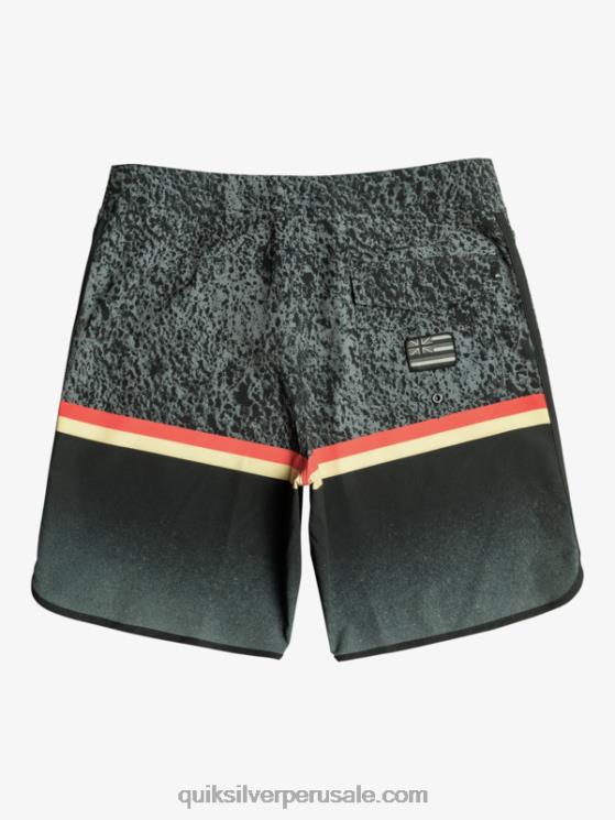 Quiksilver N8LNT1395 hombres negro shorts de playa surfsilk division scallop 19