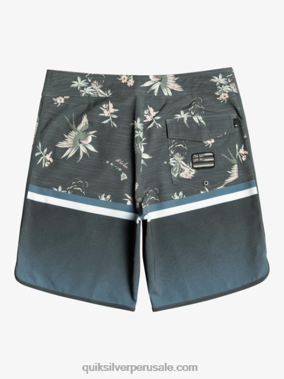 Quiksilver N8LNT1397 hombres mar de bering shorts de playa surfsilk division scallop 19