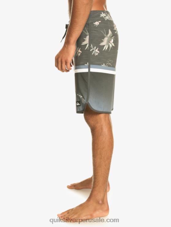 Quiksilver N8LNT1397 hombres mar de bering shorts de playa surfsilk division scallop 19