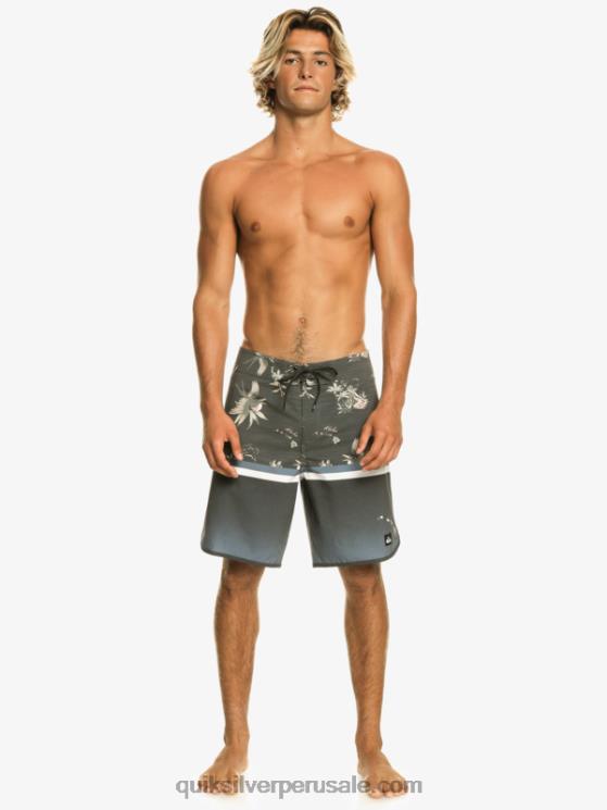 Quiksilver N8LNT1397 hombres mar de bering shorts de playa surfsilk division scallop 19
