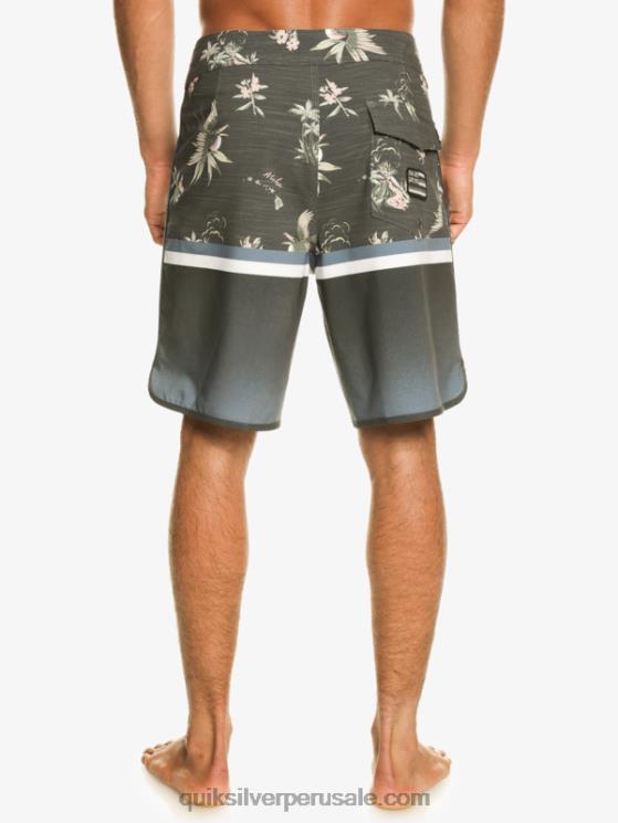 Quiksilver N8LNT1397 hombres mar de bering shorts de playa surfsilk division scallop 19