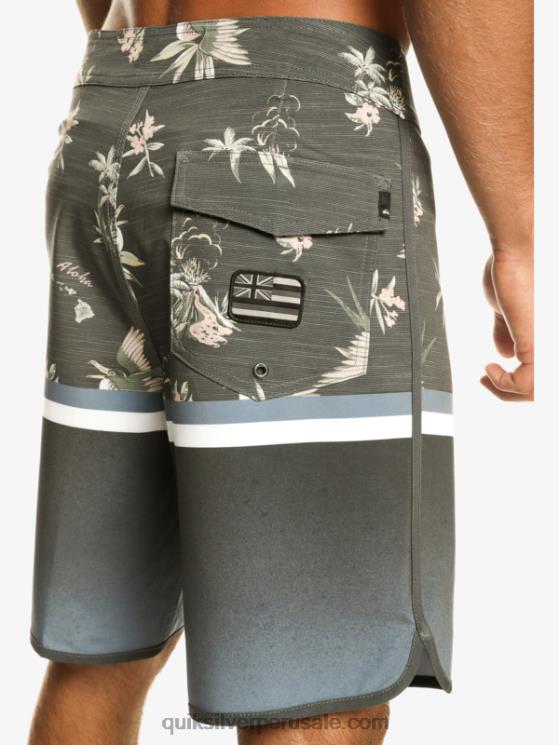 Quiksilver N8LNT1397 hombres mar de bering shorts de playa surfsilk division scallop 19