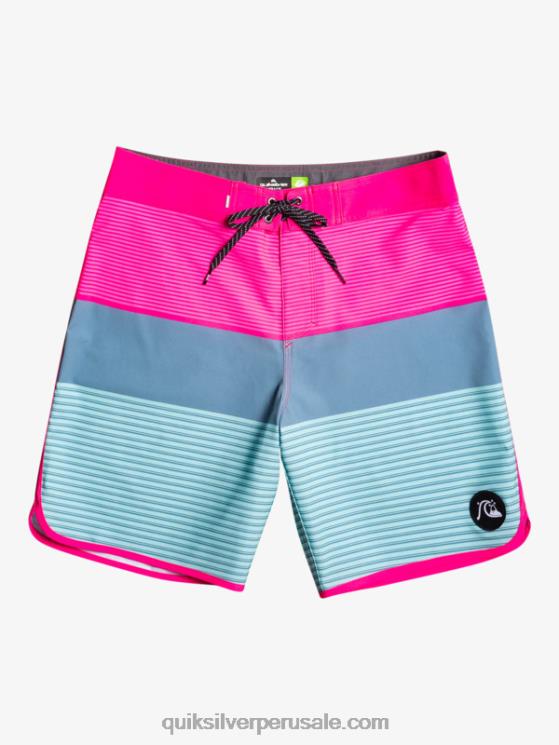 Quiksilver N8LNT1401 hombres brillo rosa bañador surfsilk tijuana 19