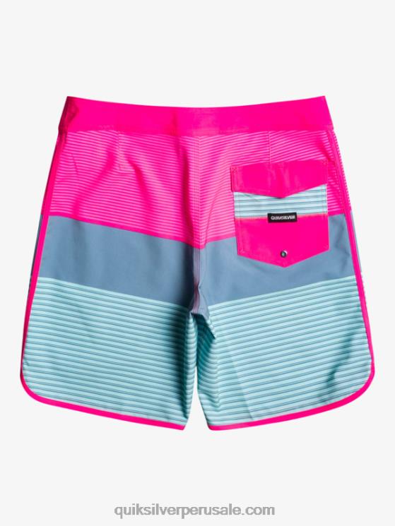 Quiksilver N8LNT1401 hombres brillo rosa bañador surfsilk tijuana 19