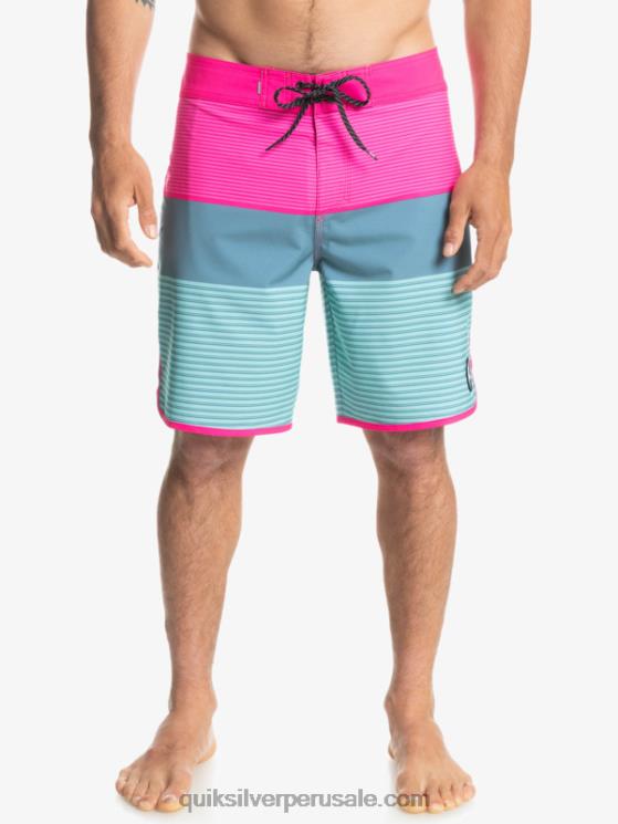 Quiksilver N8LNT1401 hombres brillo rosa bañador surfsilk tijuana 19