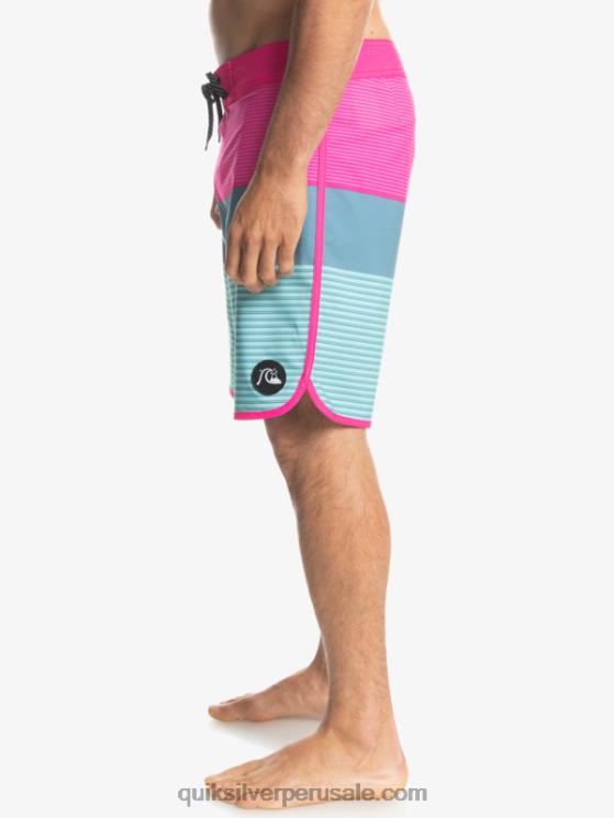 Quiksilver N8LNT1401 hombres brillo rosa bañador surfsilk tijuana 19