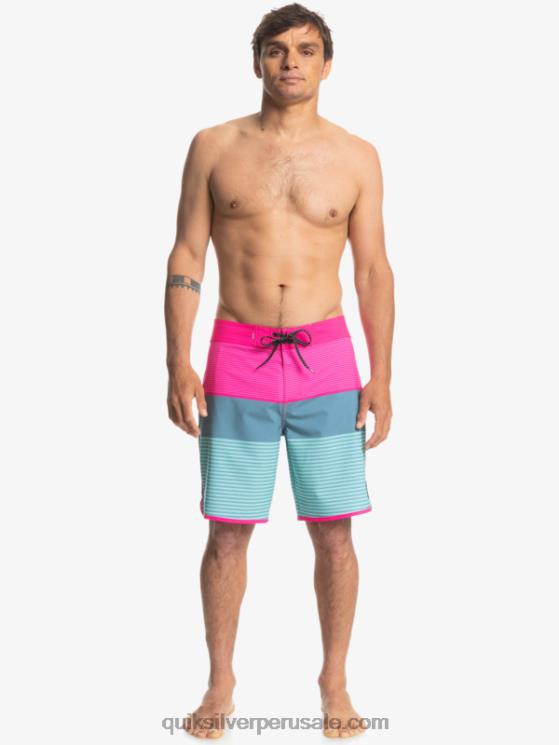 Quiksilver N8LNT1401 hombres brillo rosa bañador surfsilk tijuana 19