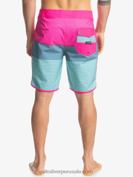 Quiksilver N8LNT1401 hombres brillo rosa bañador surfsilk tijuana 19