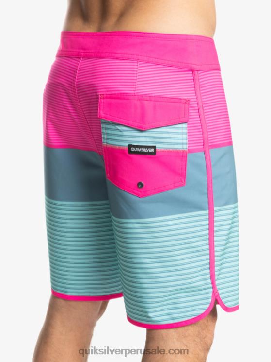 Quiksilver N8LNT1401 hombres brillo rosa bañador surfsilk tijuana 19
