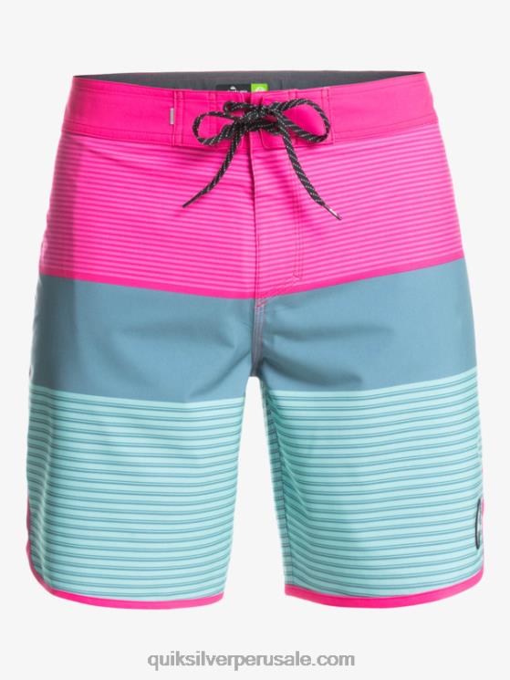 Quiksilver N8LNT1401 hombres brillo rosa bañador surfsilk tijuana 19