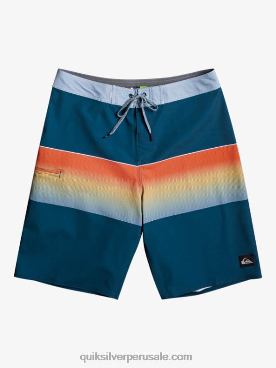 Quiksilver N8LNT1411 hombres mayólica azul shorts de playa surfsilk slab 21