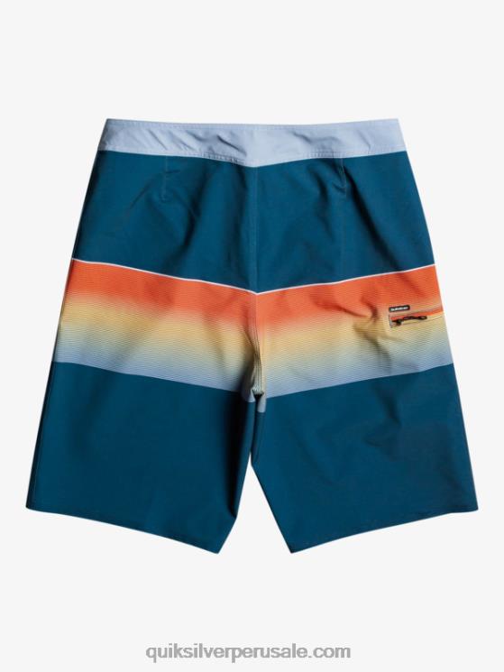Quiksilver N8LNT1411 hombres mayólica azul shorts de playa surfsilk slab 21