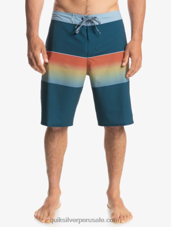 Quiksilver N8LNT1411 hombres mayólica azul shorts de playa surfsilk slab 21