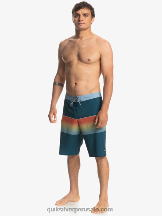 Quiksilver N8LNT1411 hombres mayólica azul shorts de playa surfsilk slab 21
