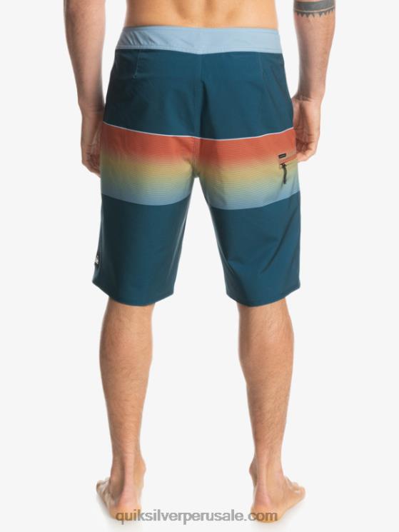 Quiksilver N8LNT1411 hombres mayólica azul shorts de playa surfsilk slab 21