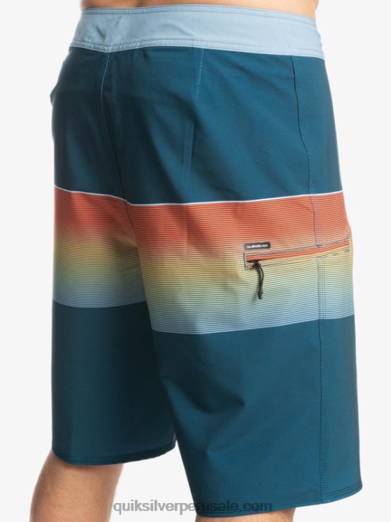 Quiksilver N8LNT1411 hombres mayólica azul shorts de playa surfsilk slab 21