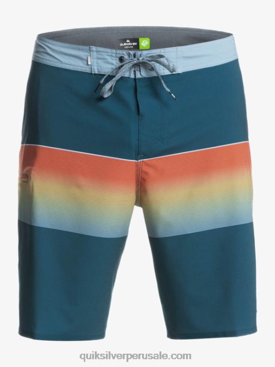 Quiksilver N8LNT1411 hombres mayólica azul shorts de playa surfsilk slab 21