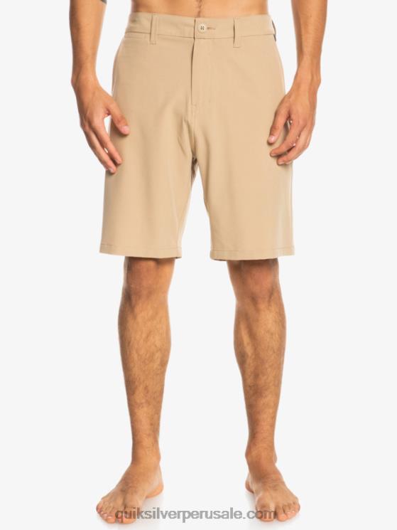 Quiksilver N8LNT141 hombres playa pantalones cortos híbridos Ocean Union Amphibian 20
