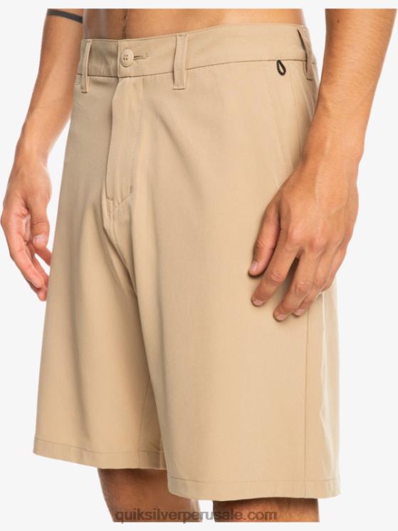 Quiksilver N8LNT141 hombres playa pantalones cortos híbridos Ocean Union Amphibian 20