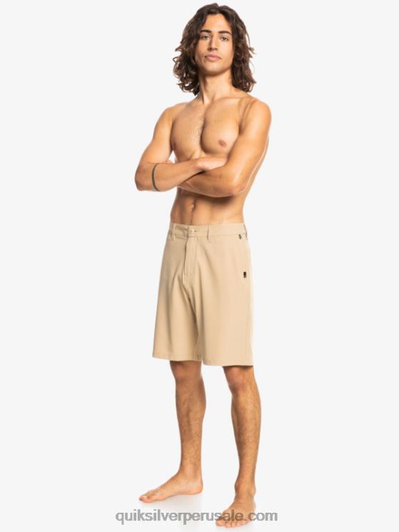 Quiksilver N8LNT141 hombres playa pantalones cortos híbridos Ocean Union Amphibian 20