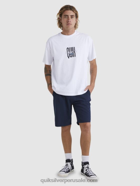 Quiksilver N8LNT142 hombres chaqueta azul marino pantalones cortos híbridos Ocean Union Amphibian 20