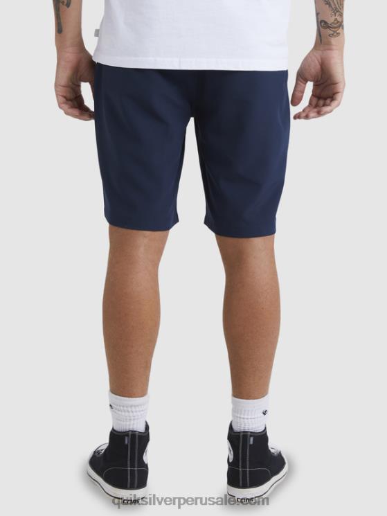 Quiksilver N8LNT142 hombres chaqueta azul marino pantalones cortos híbridos Ocean Union Amphibian 20