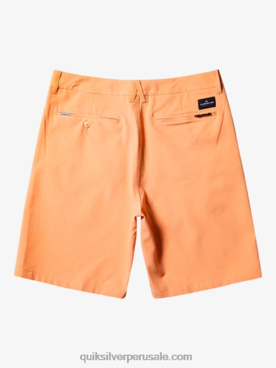 Quiksilver N8LNT143 hombres bronceado cobre pantalones cortos híbridos Ocean Union Amphibian 20