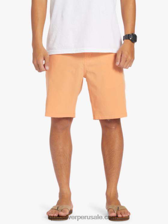Quiksilver N8LNT143 hombres bronceado cobre pantalones cortos híbridos Ocean Union Amphibian 20