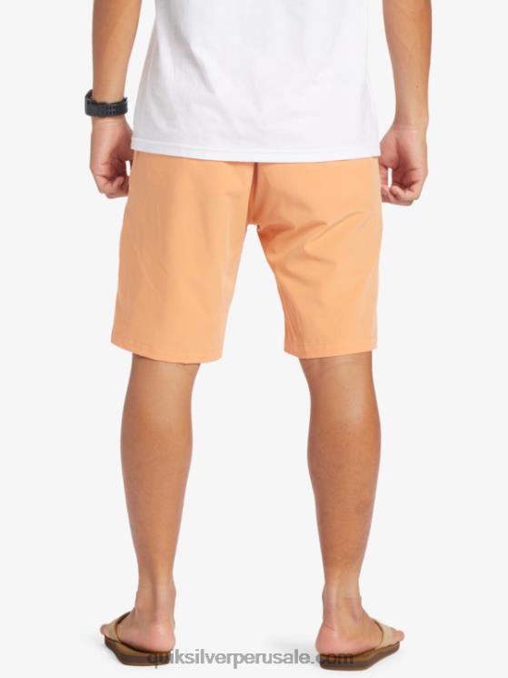 Quiksilver N8LNT143 hombres bronceado cobre pantalones cortos híbridos Ocean Union Amphibian 20