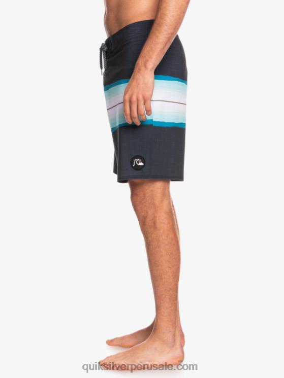 Quiksilver N8LNT1440 hombres negro shorts de baño surfsilk resin tint 19