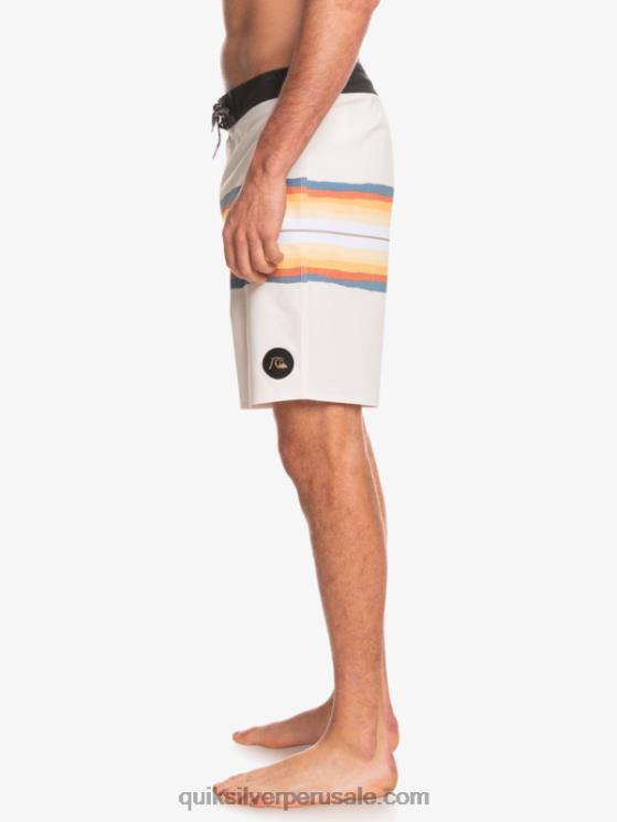 Quiksilver N8LNT1445 hombres blanco antiguo shorts de baño surfsilk resin tint 19