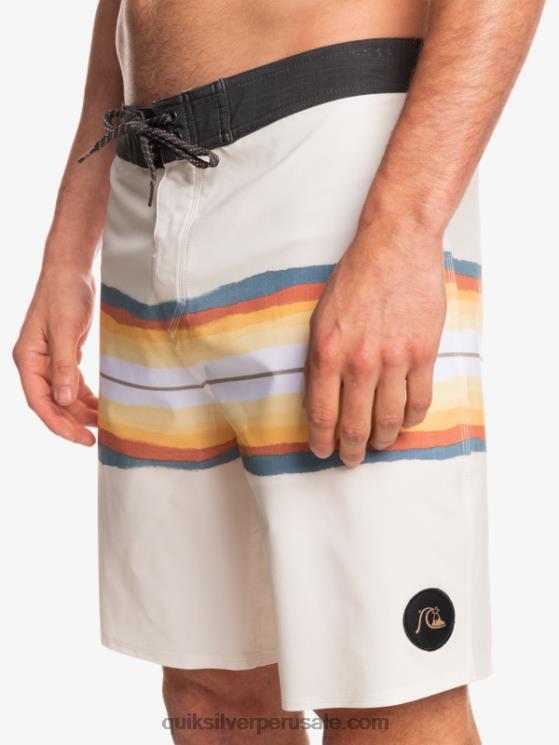 Quiksilver N8LNT1445 hombres blanco antiguo shorts de baño surfsilk resin tint 19