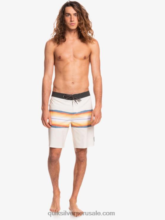 Quiksilver N8LNT1445 hombres blanco antiguo shorts de baño surfsilk resin tint 19
