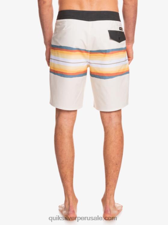 Quiksilver N8LNT1445 hombres blanco antiguo shorts de baño surfsilk resin tint 19