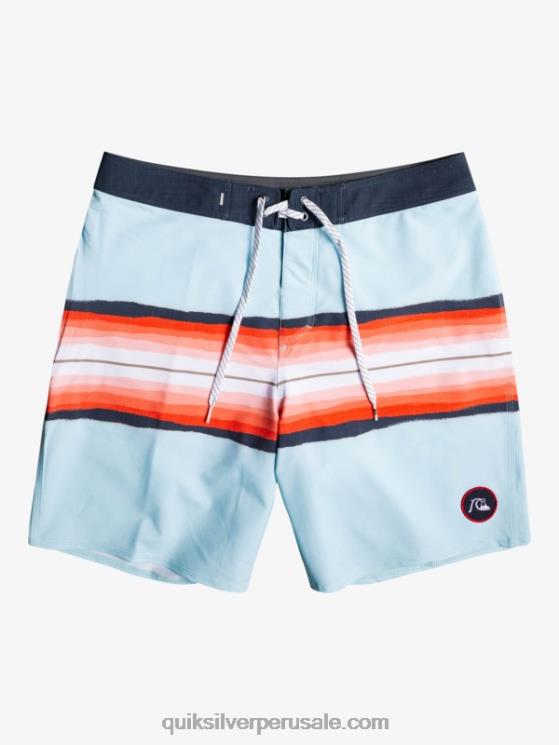 Quiksilver N8LNT1447 hombres gris azulado shorts de baño surfsilk resin tint 19