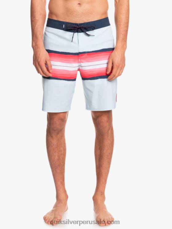 Quiksilver N8LNT1447 hombres gris azulado shorts de baño surfsilk resin tint 19