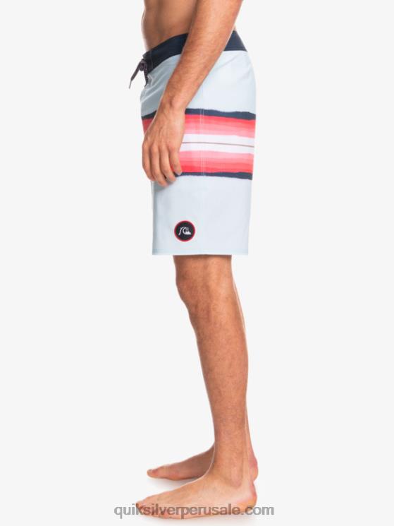 Quiksilver N8LNT1447 hombres gris azulado shorts de baño surfsilk resin tint 19