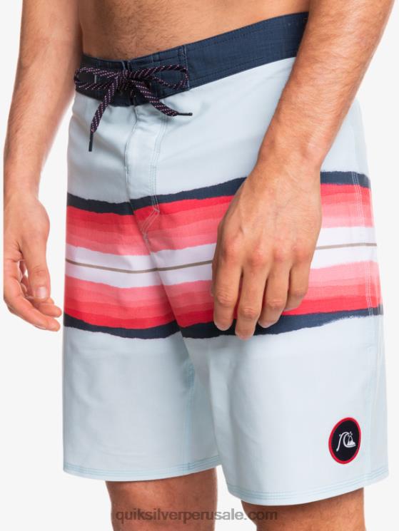 Quiksilver N8LNT1447 hombres gris azulado shorts de baño surfsilk resin tint 19