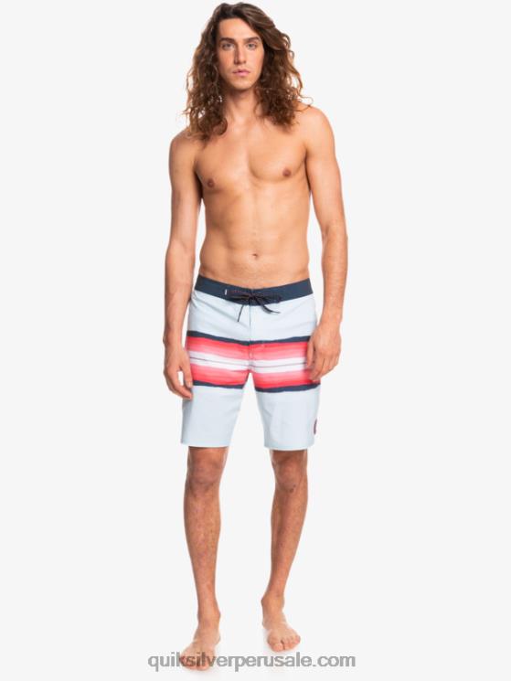 Quiksilver N8LNT1447 hombres gris azulado shorts de baño surfsilk resin tint 19