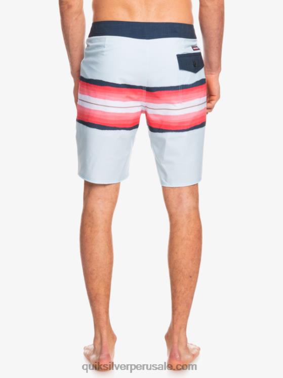 Quiksilver N8LNT1447 hombres gris azulado shorts de baño surfsilk resin tint 19