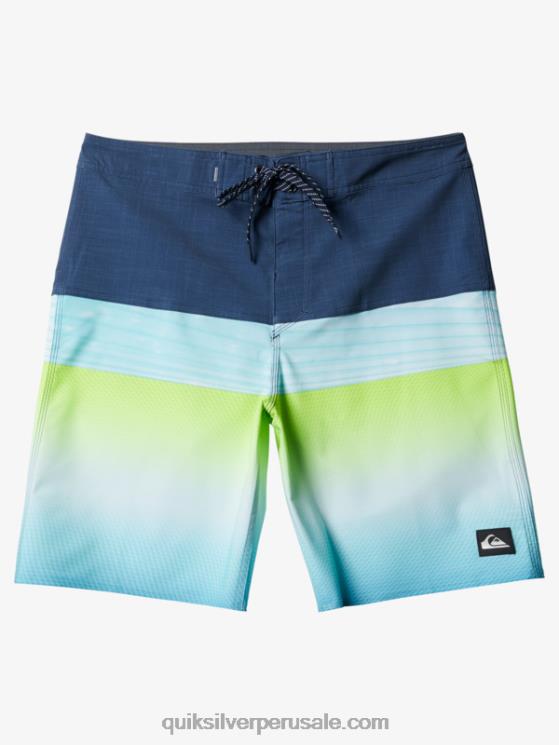 Quiksilver N8LNT1454 hombres chaqueta azul marino shorts de playa surfsilk panel 20