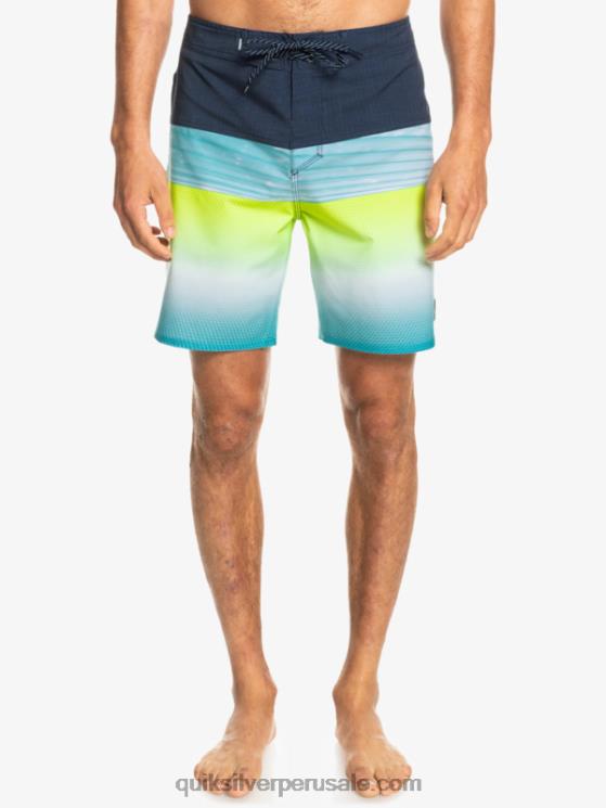 Quiksilver N8LNT1454 hombres chaqueta azul marino shorts de playa surfsilk panel 20