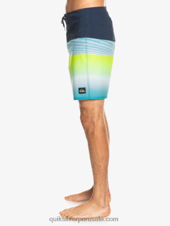 Quiksilver N8LNT1454 hombres chaqueta azul marino shorts de playa surfsilk panel 20