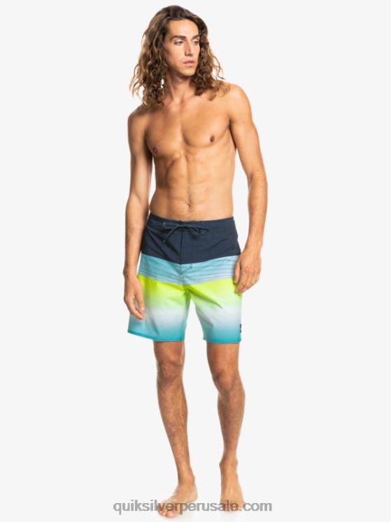 Quiksilver N8LNT1454 hombres chaqueta azul marino shorts de playa surfsilk panel 20
